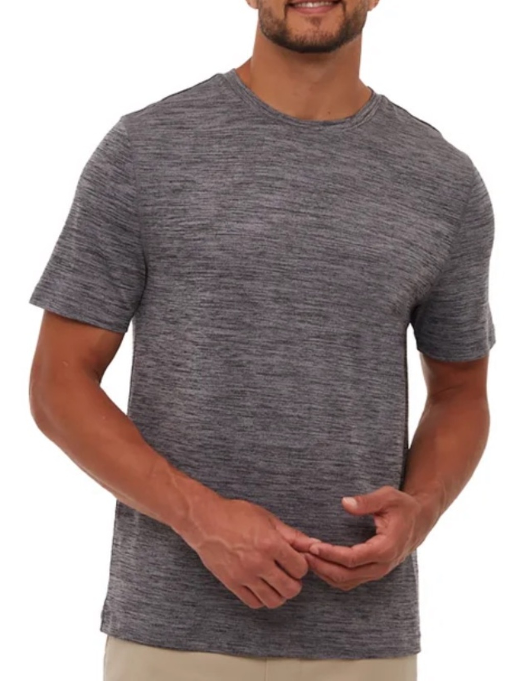 bench Grey Active Moisture Wicking Tee Shirt